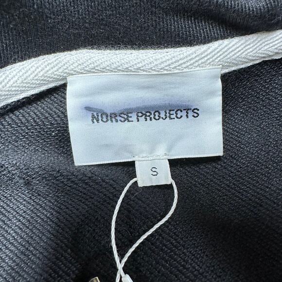 Norse Projects x Matt Luckhurst Vagn Graphic Black Hoodie Men's Size Small NWT - Picture 4 of 9